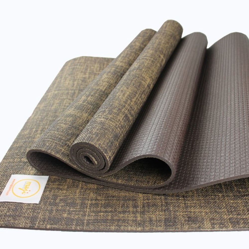 Jute Premium ECO Yoga Mat - Brown (24”x72”x5 mm)
